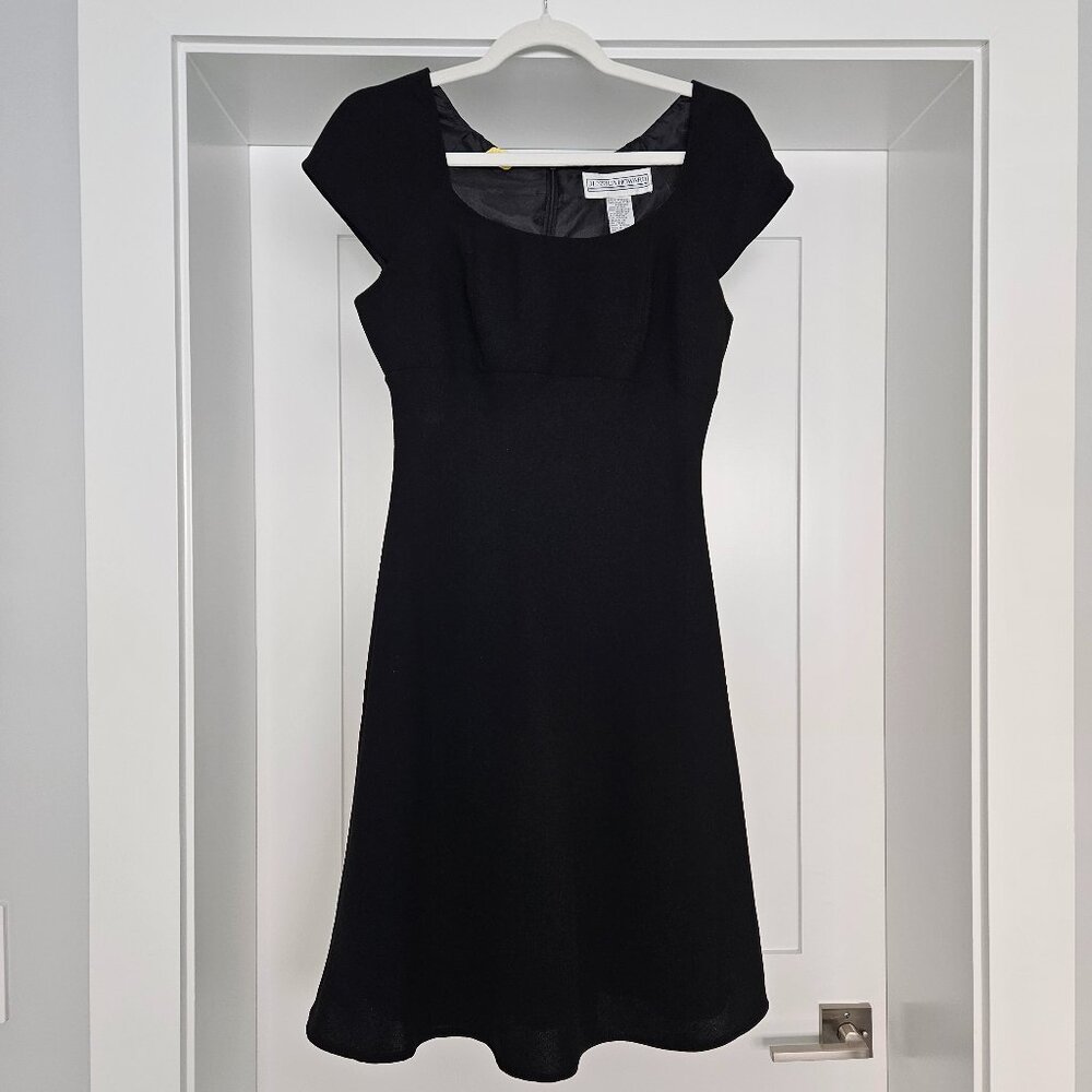 Jessica Howard Black A-Line Midi Dress